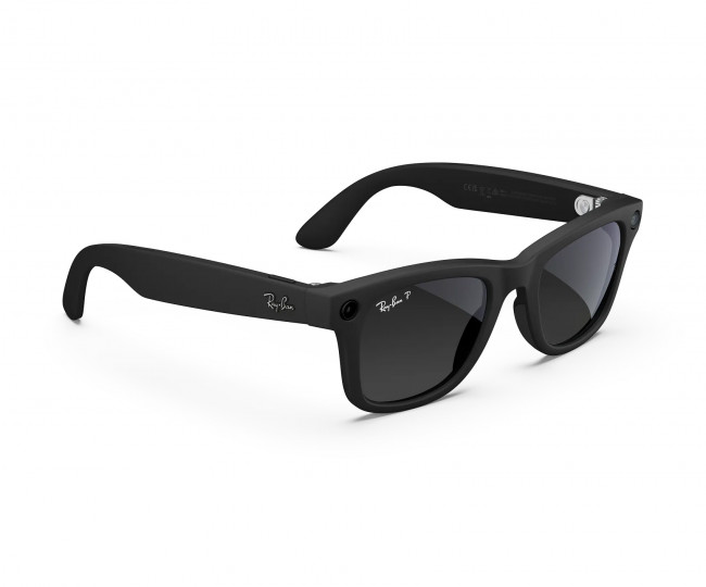 Смарт-очки Ray-Ban Meta Wayfarer (Gen 2) Matte Black, Lens color :Gradient Graphite